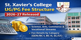St Xaviers College Ranchi releases UG PG fee structure for 2026